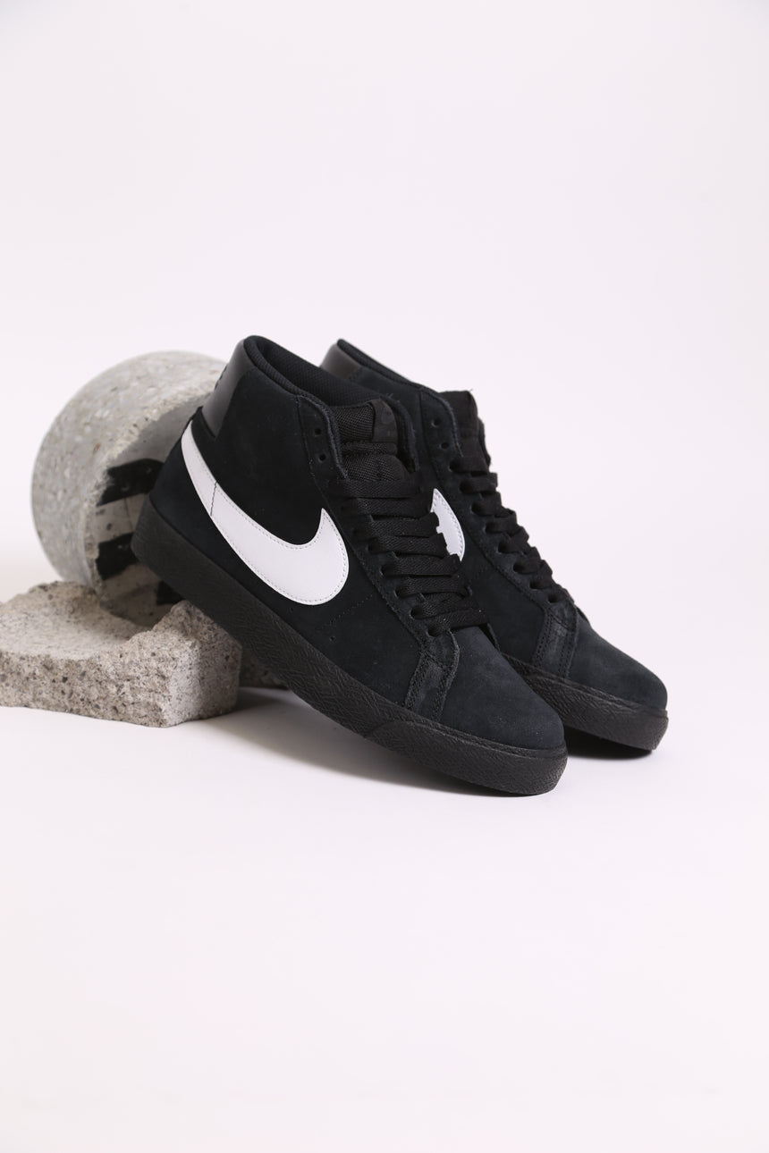 Nike Sb Blazer Mid - Black Suede