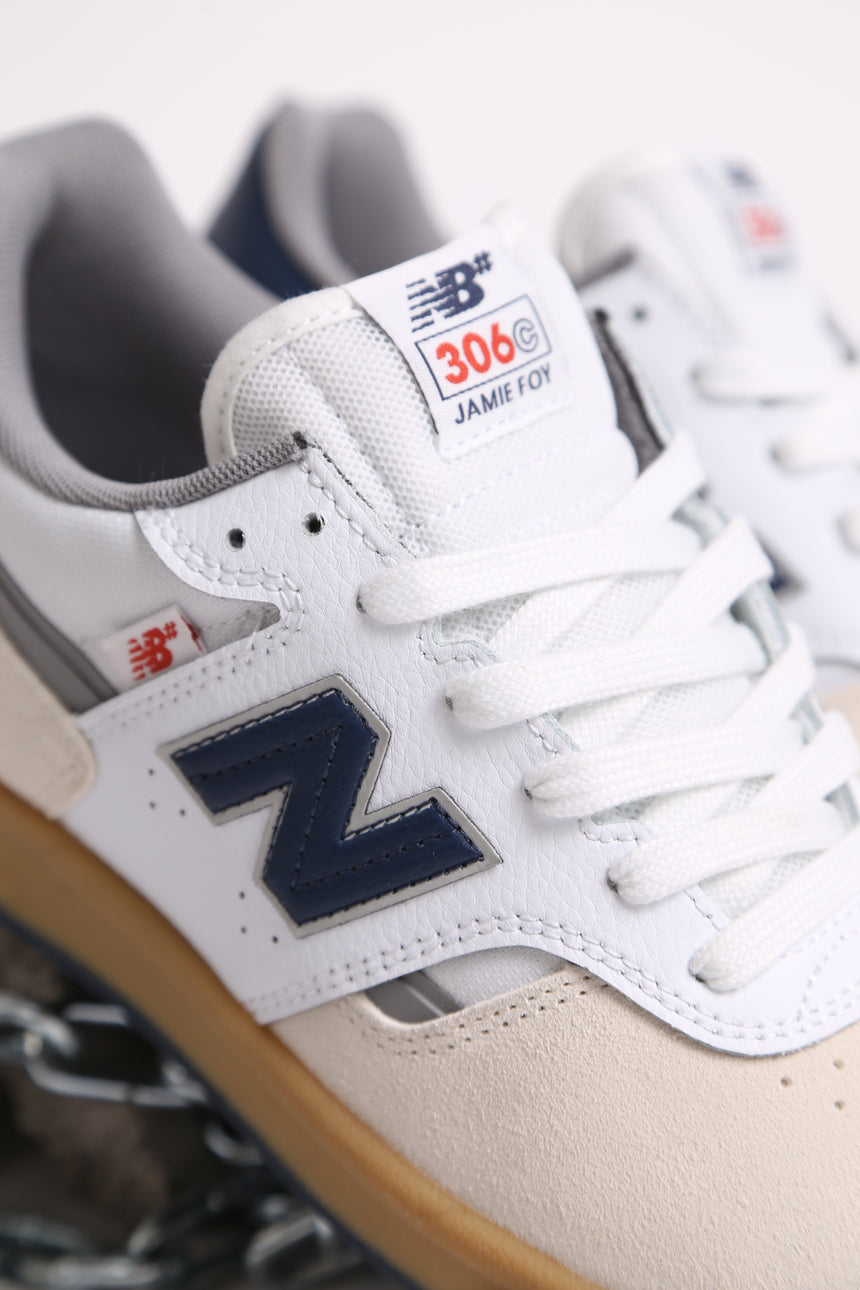 New Balance Numeric 306C Foy CB - White Blue