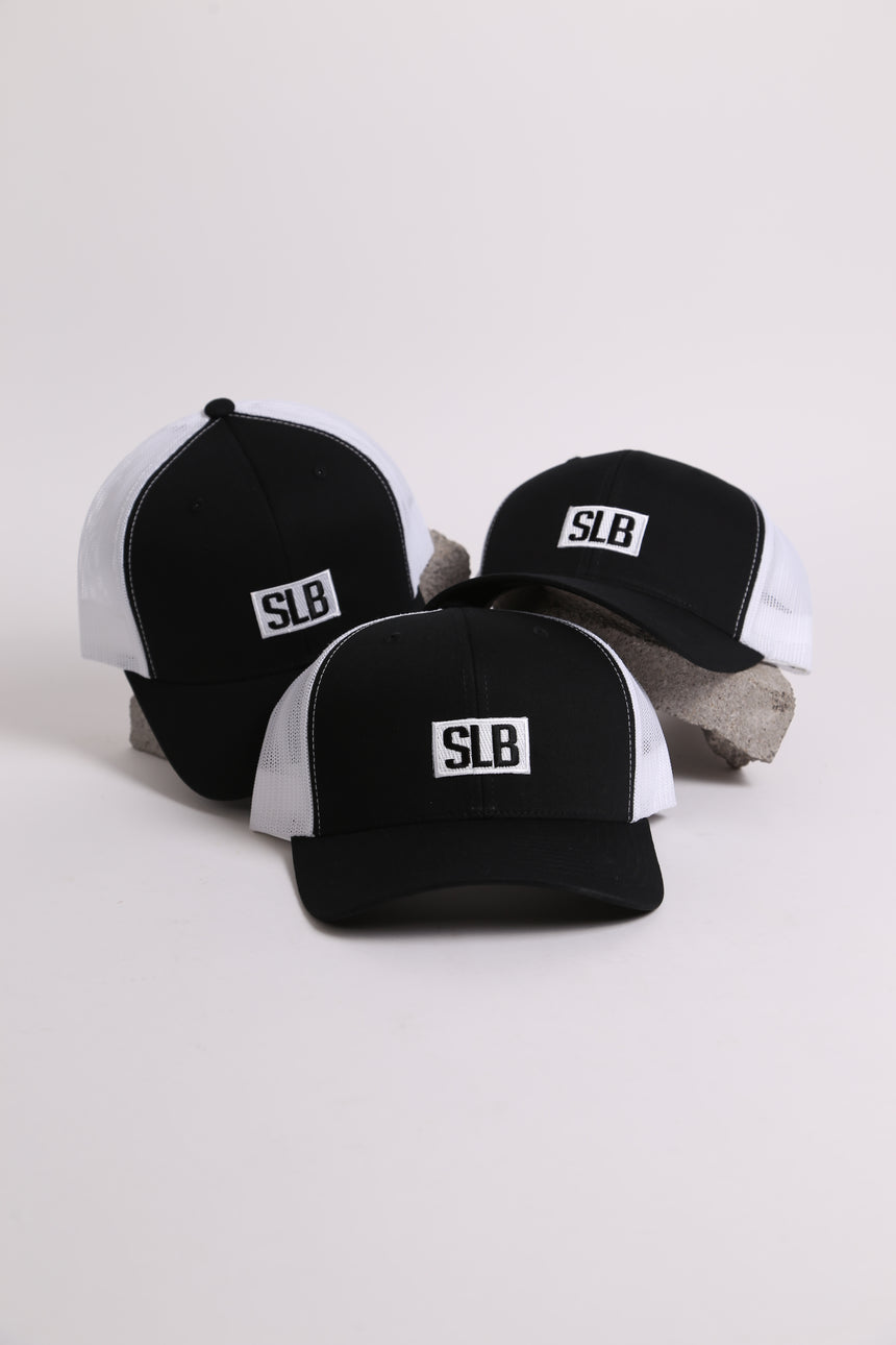 Spin Limit Slb Patch Retro Hat - Black & White