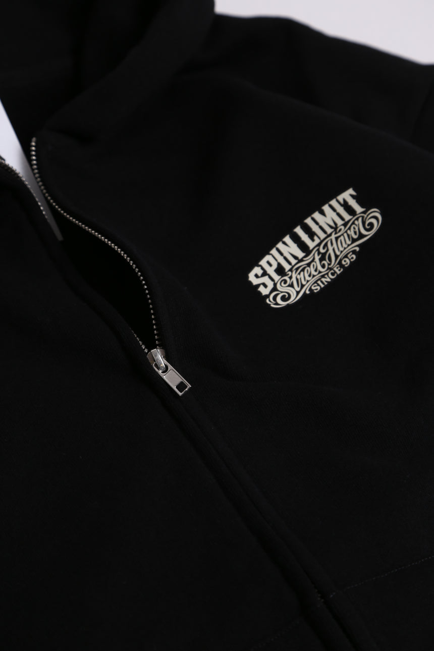 Spin Limit SF Heavyweight Zip Hood - Black