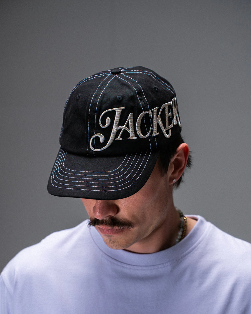 Jacker Cap Logo Side - Black