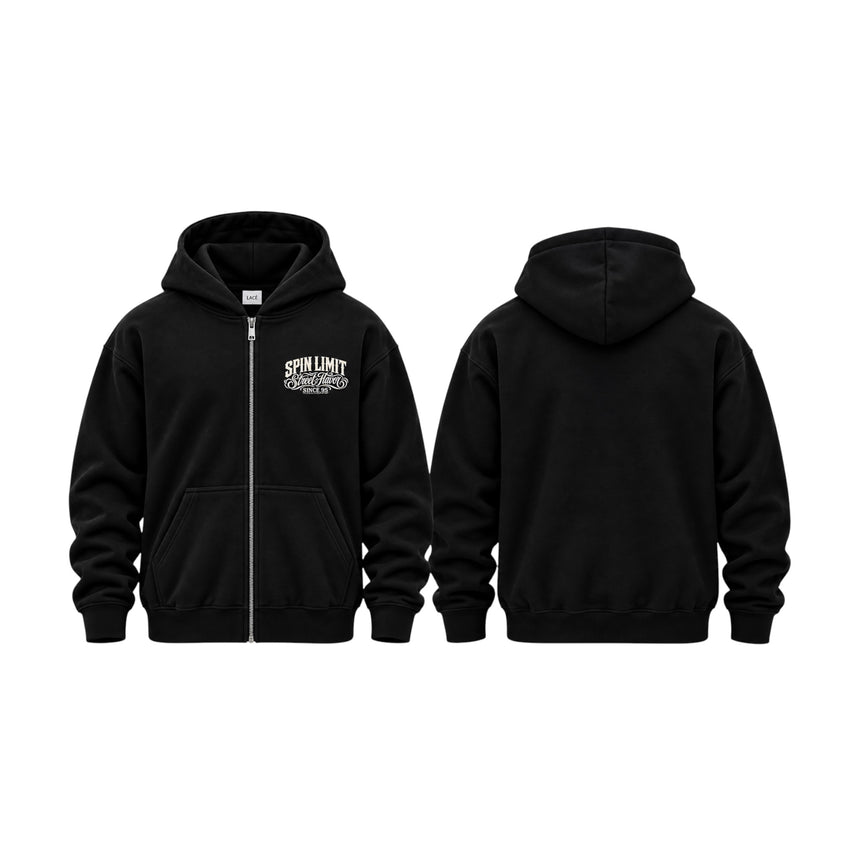 Spin Limit SF Heavyweight Zip Hood - Black