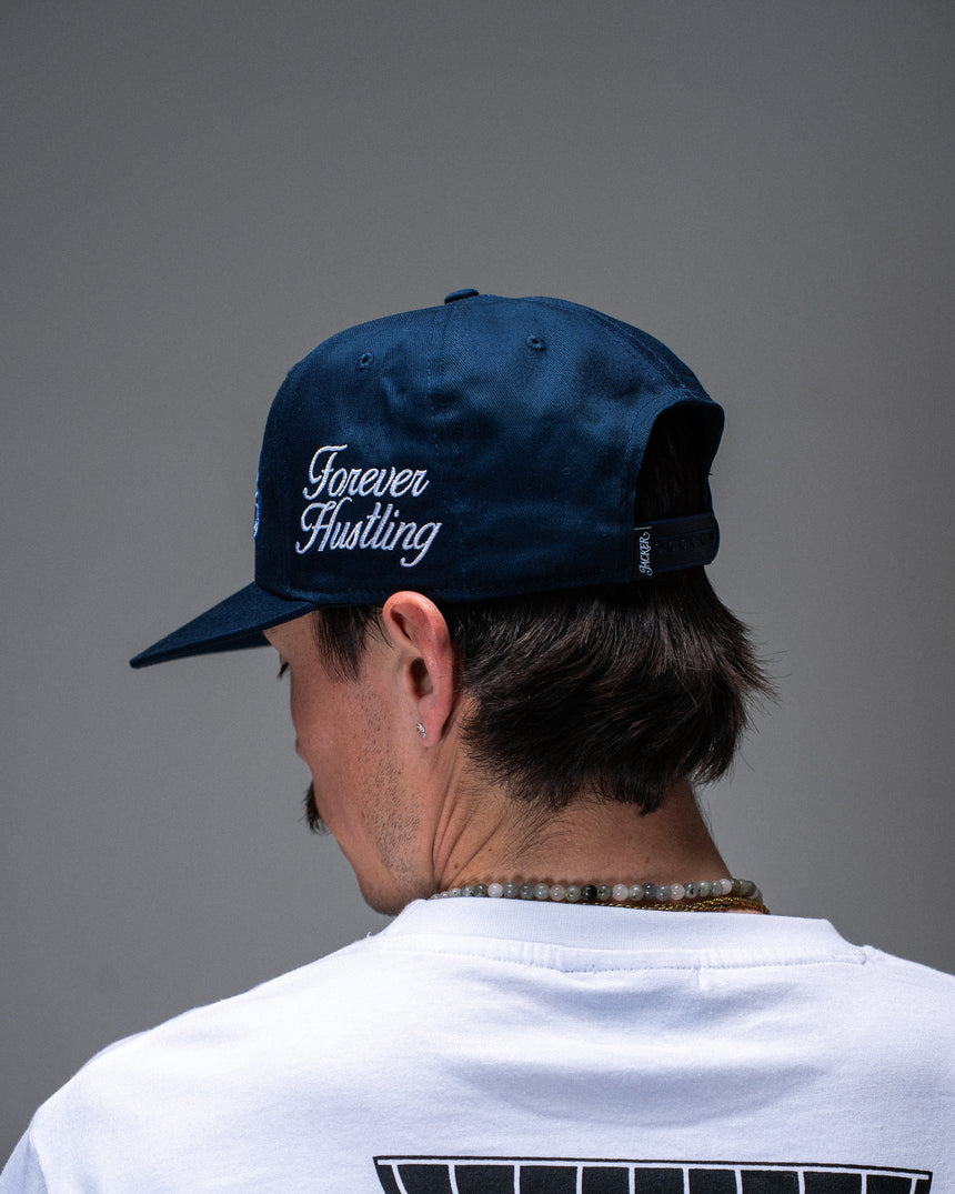 Jacker Cap Red Clover Curved - Navy