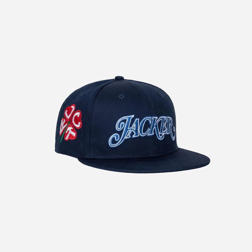 Jacker Cap Red Clover Curved - Navy