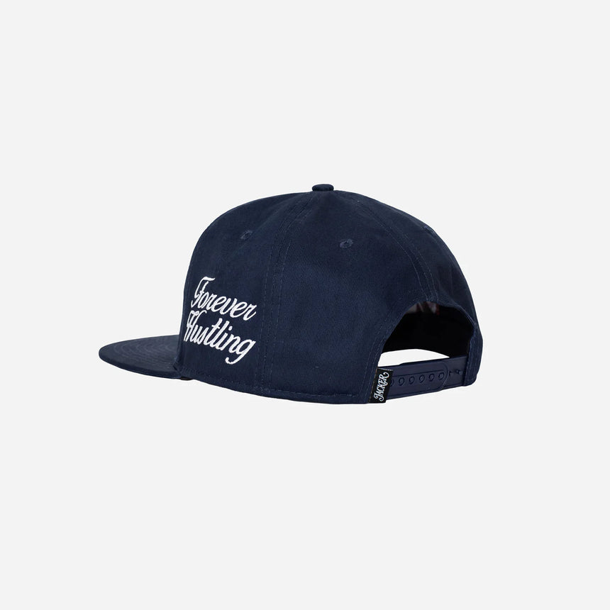 Jacker Cap Red Clover Curved - Navy