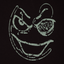 Frosted Smiley Boxy Tee - Black