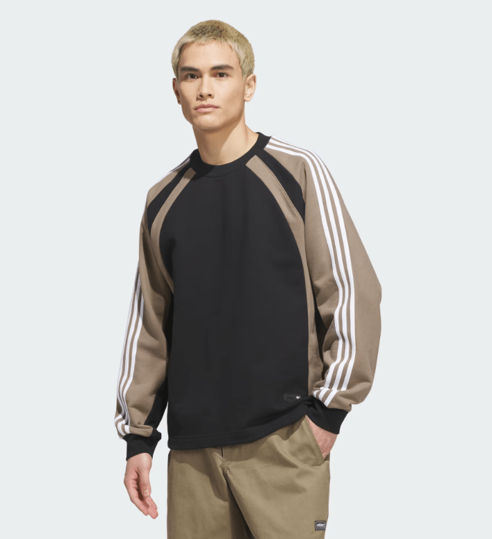 Adidas FS+ Crewneck Sweatshirt - Black - Spin Limit Boardshop