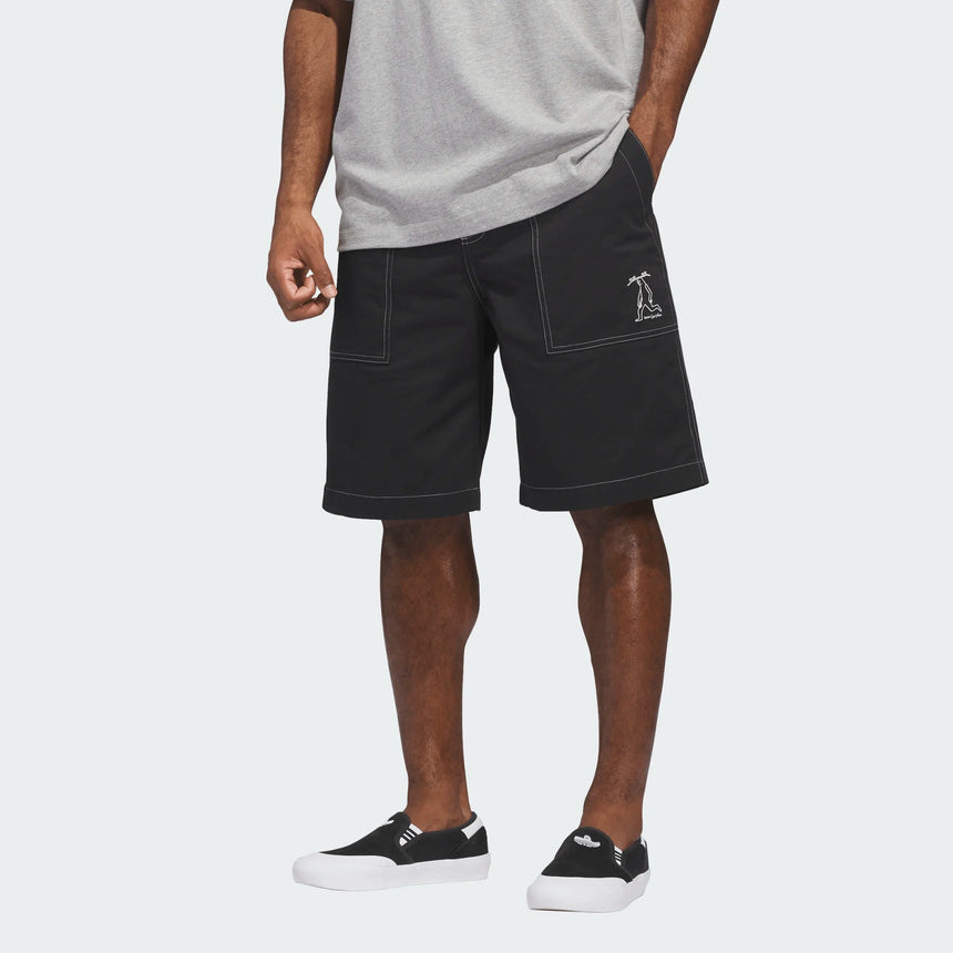 Adidas Gonz Short - Black - Spin Limit Boardshop