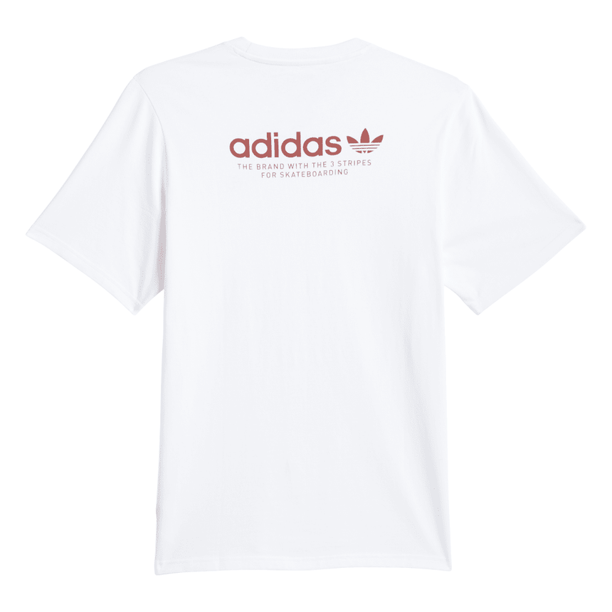 Adidas Logo Skateboarding 4.0 Tee - White - Spin Limit Boardshop