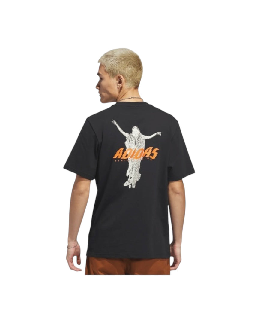 Adidas Merlin Tee - Black - Spin Limit Boardshop