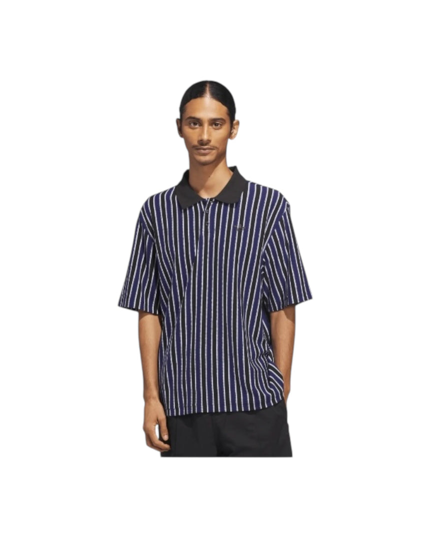 Adidas OG Jersey Polo - Blue White Black - Spin Limit Boardshop