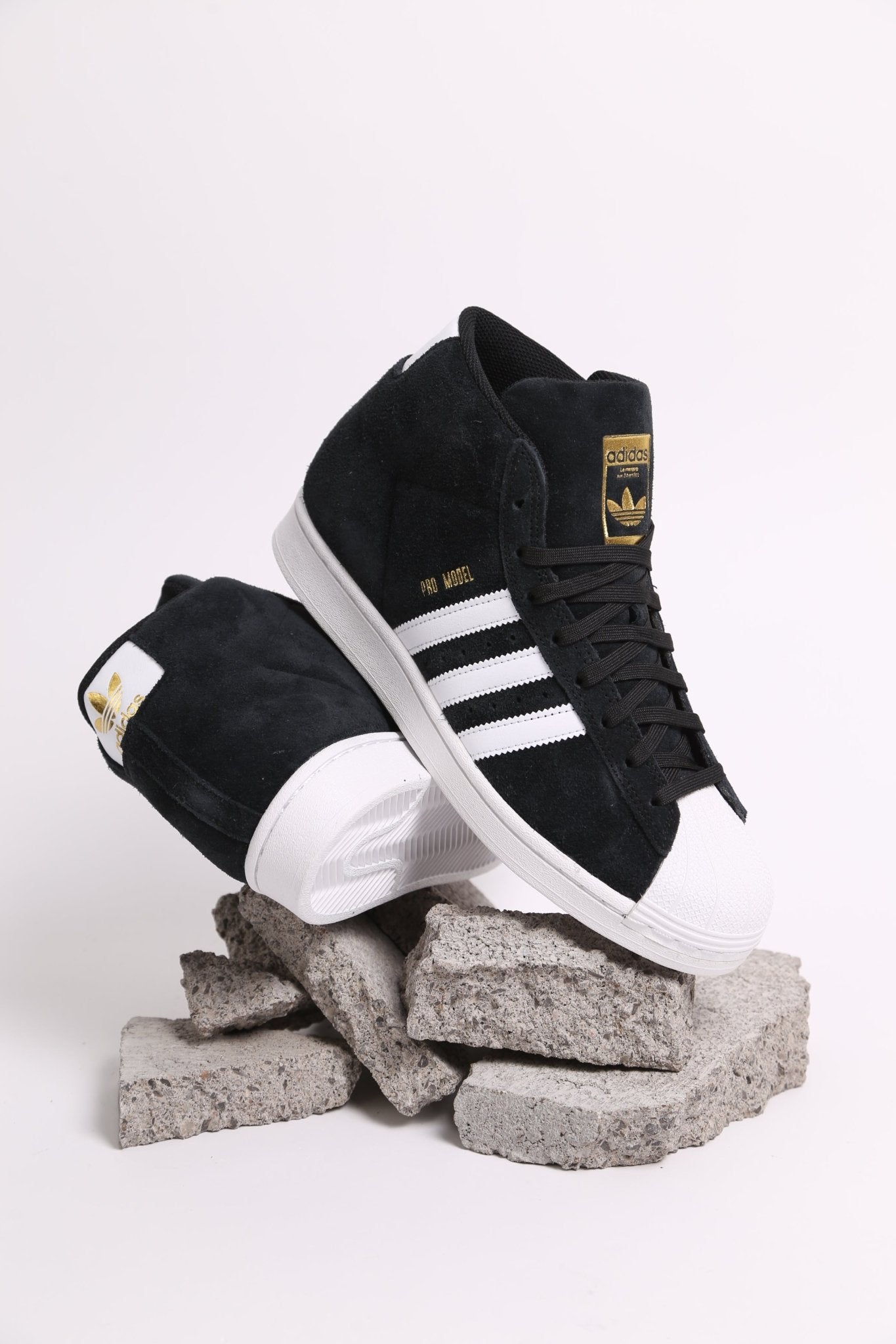 Adidas Pro Model ADV - Black White – Spin Limit Boardshop