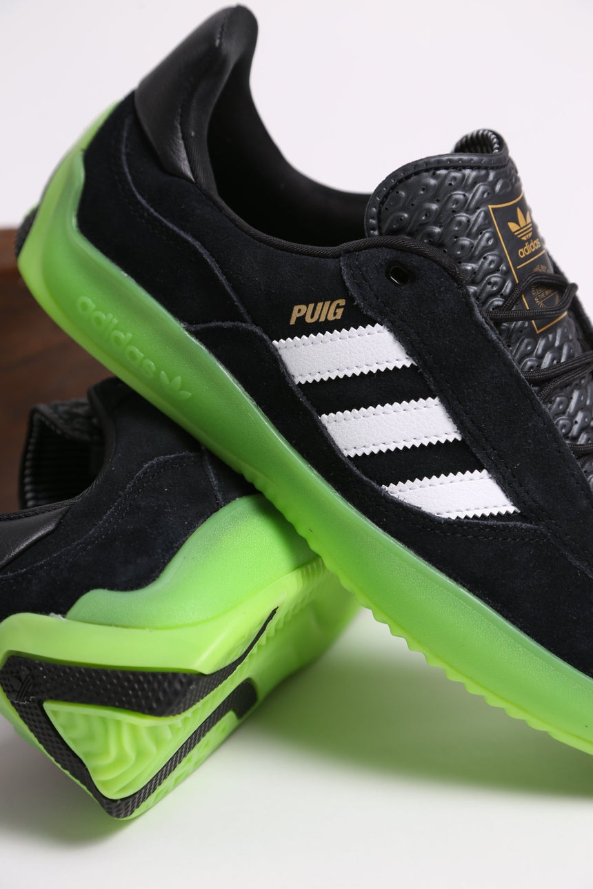 Adidas Puig Pro - Black Green - Spin Limit Boardshop