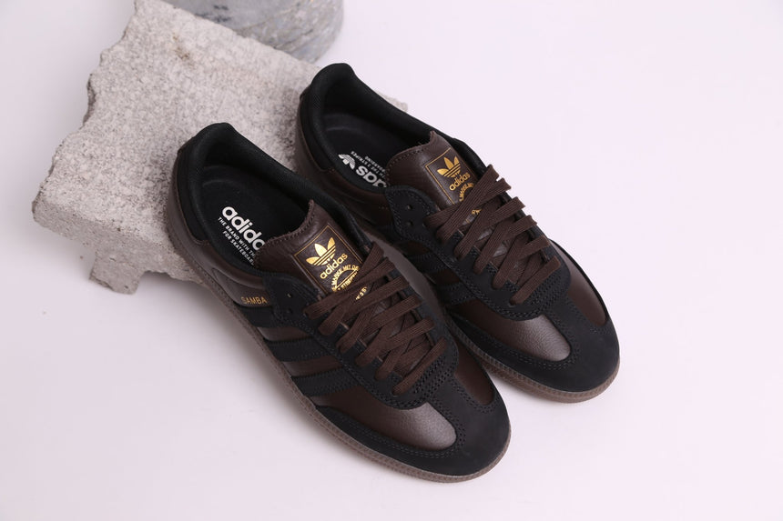 Adidas Samba ADV - Dark Brown/Core Black/Gum - Spin Limit Boardshop