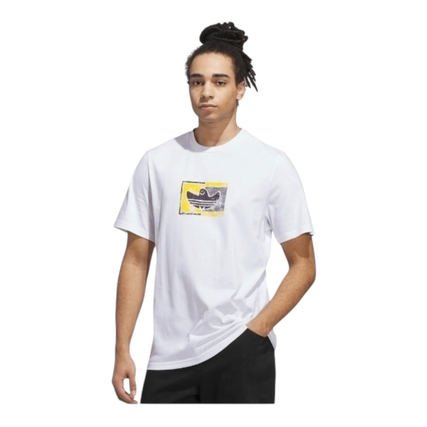 Adidas Shmoo G Tee - White - Spin Limit Boardshop