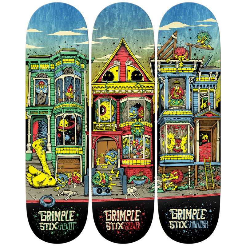 Anti Hero Grimple Stix Hewitt Victorian Board - 8.5 - Spin Limit Boardshop