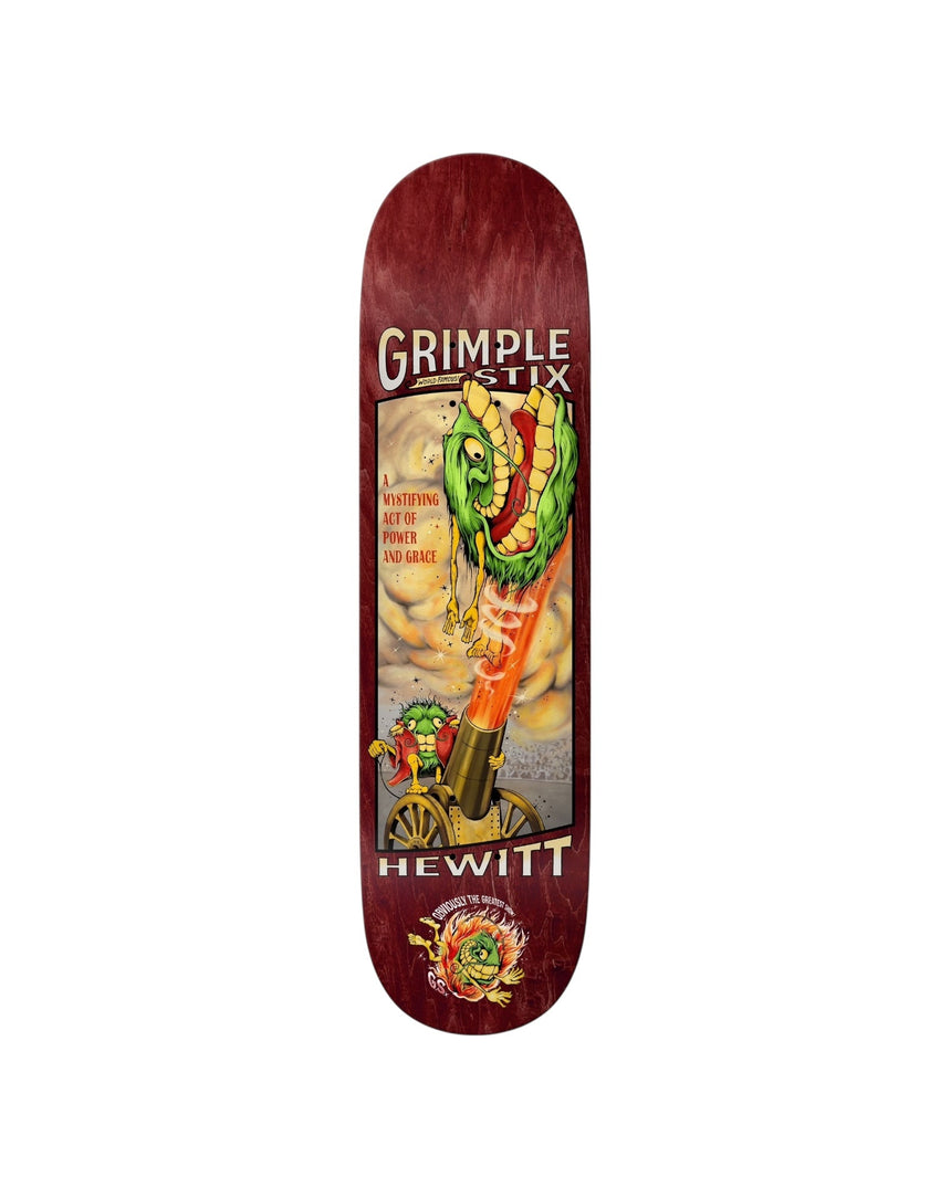 Antihero Hewitt Grimple Obvious Greats Deck - 8.38 - Spin Limit Boardshop