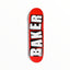 Baker Brand Logo Deck 8.0 - Red White - Spin Limit Boardshop