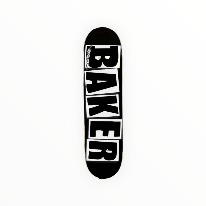 Baker Brand Logo Deck 8.475 - Black White - Spin Limit Boardshop