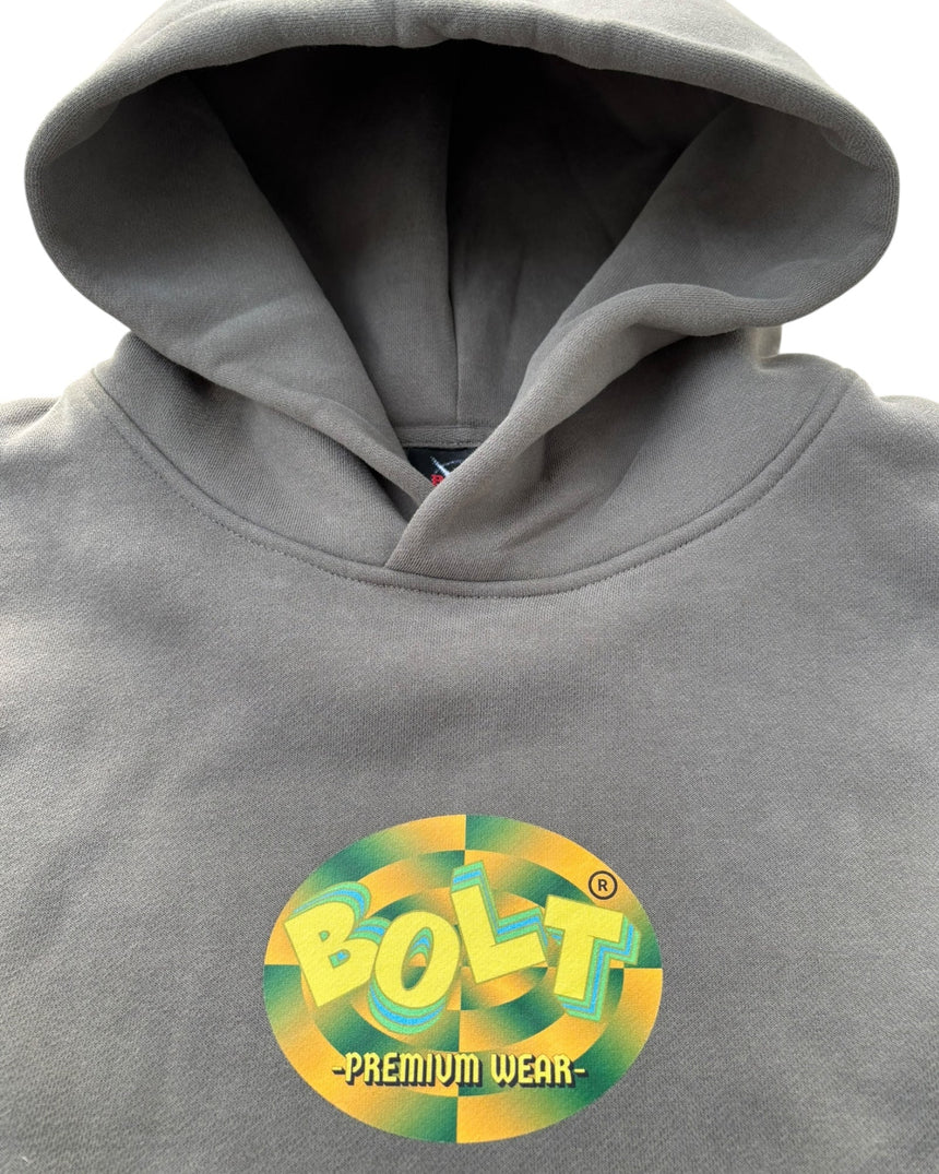 Bolt Graphic hoodie - Charcoal - Spin Limit Boardshop