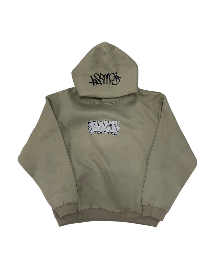 Bolt Graphic hoodie - Light Olive - Spin Limit Boardshop