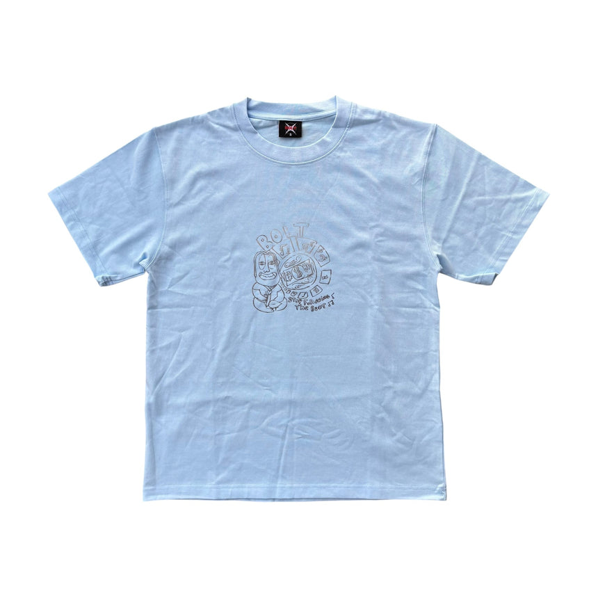 Bolt Stop Following The Beat Tee - Bleu - Spin Limit Boardshop