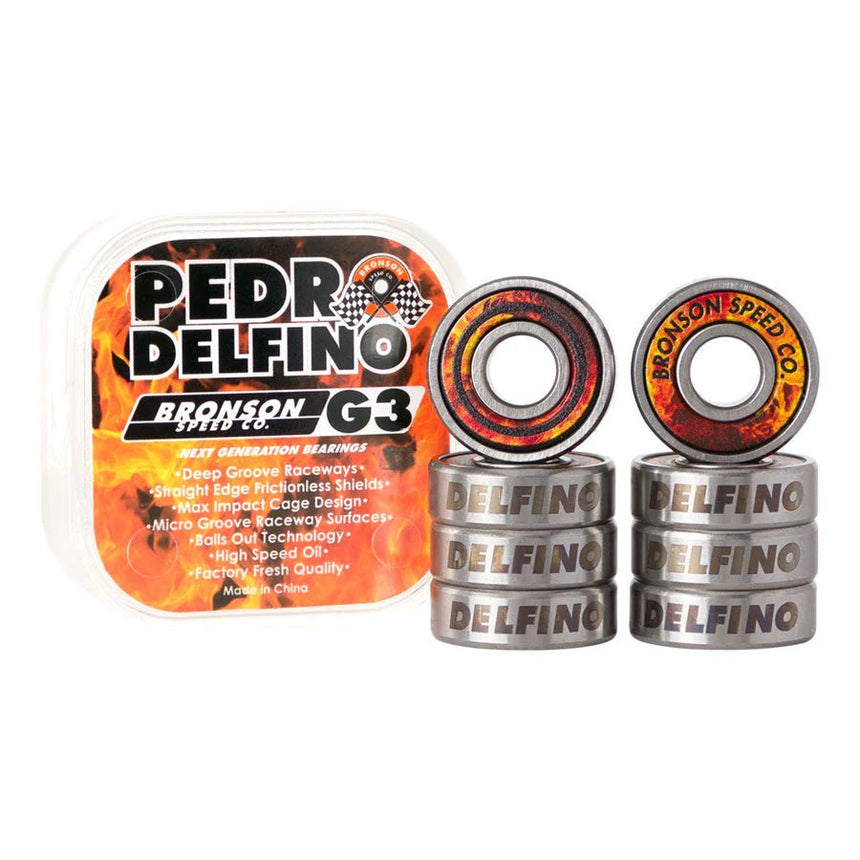 Bronson G3 Pedro Delfino Bearing - Spin Limit Boardshop