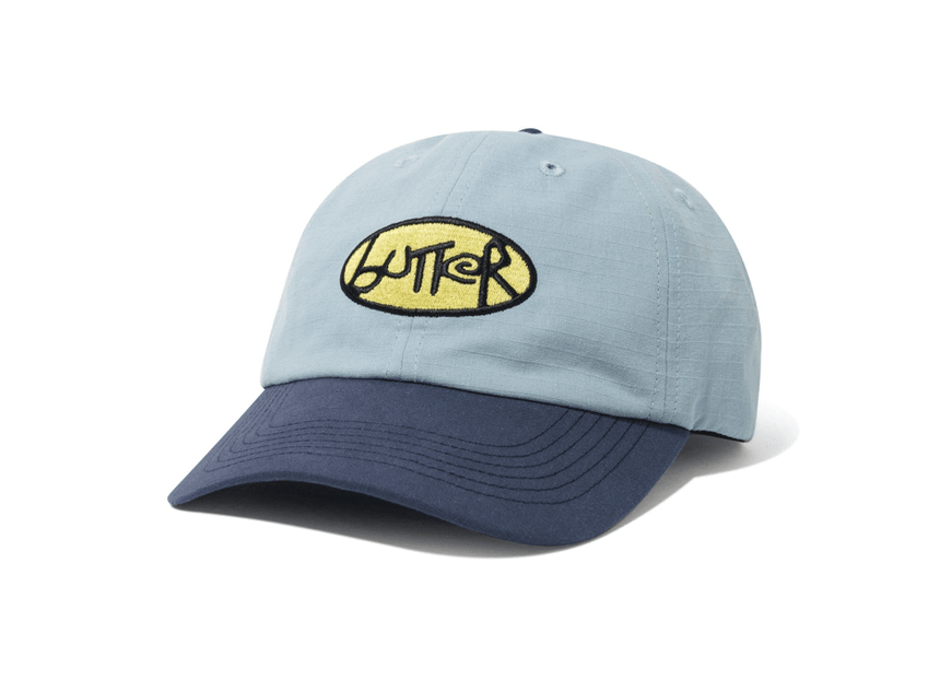 Butter Goods Abseil 6 Panel Cap - Light Blue - Spin Limit Boardshop