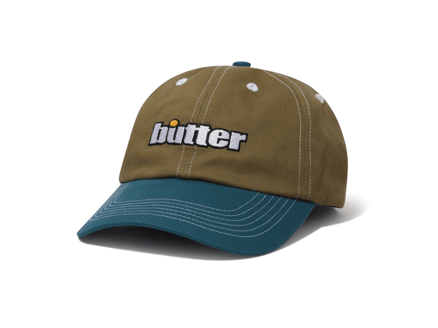 Butter Goods Ace 6 Panel Cap - Olive - Spin Limit Boardshop