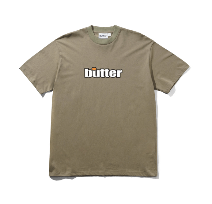 Butter Goods Ace Tee - Mushroom - Spin Limit Boardshop