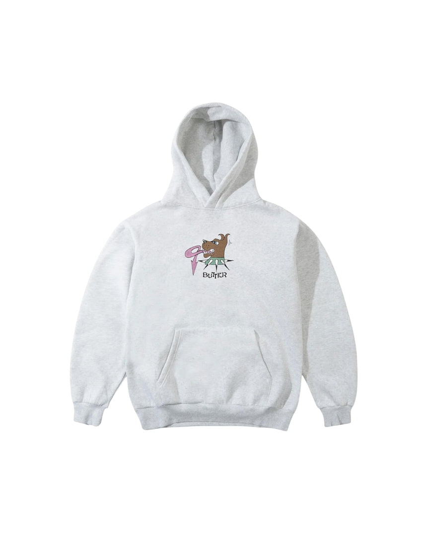 Butter Goods Canine Pullover Hoodie - Ash - Spin Limit Boardshop