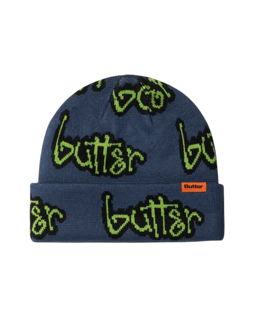 Butter Goods Connection Beanie - Blue - Spin Limit Boardshop