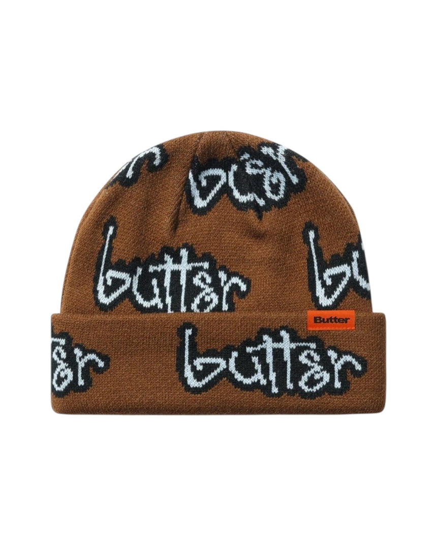 Butter Goods Connection Beanie - Chocolate - Spin Limit Boardshop
