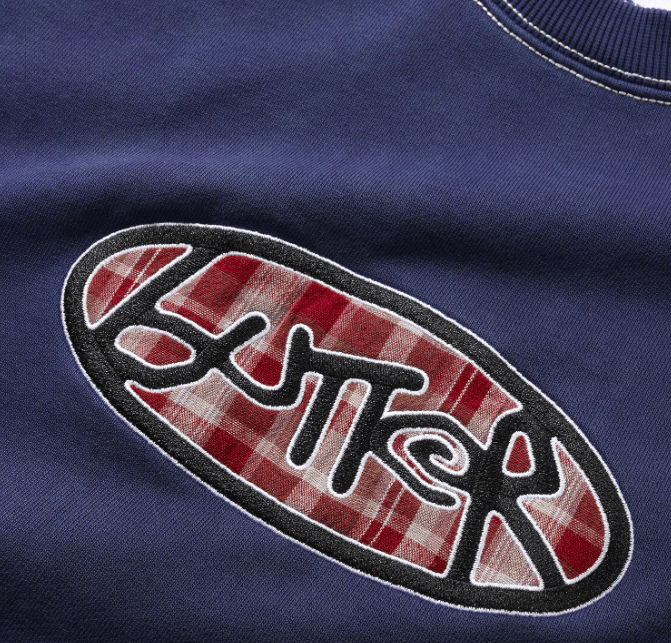 Butter Goods Crust Crewneck - Washed Blue - Spin Limit Boardshop