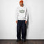 Butter Goods Cut Out Applique Crewneck - Ash - Spin Limit Boardshop