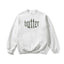 Butter Goods Cut Out Applique Crewneck - Ash - Spin Limit Boardshop
