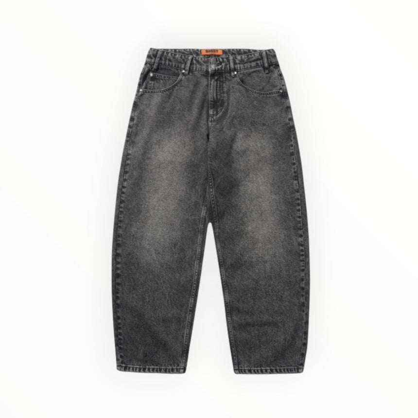 Butter Goods Drummer Baggy Denim Jeans - Streakly Black - Spin Limit Boardshop