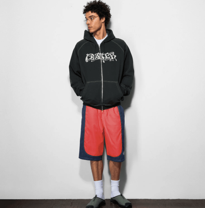Butter Goods Drummer Zip - Thru Hoodie - Washed Black - Spin Limit Boardshop