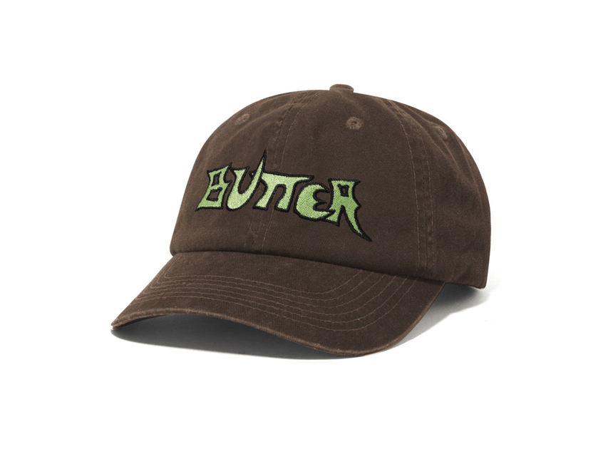 Butter Goods Encounter 6 Panel Cap - Brown - Spin Limit Boardshop