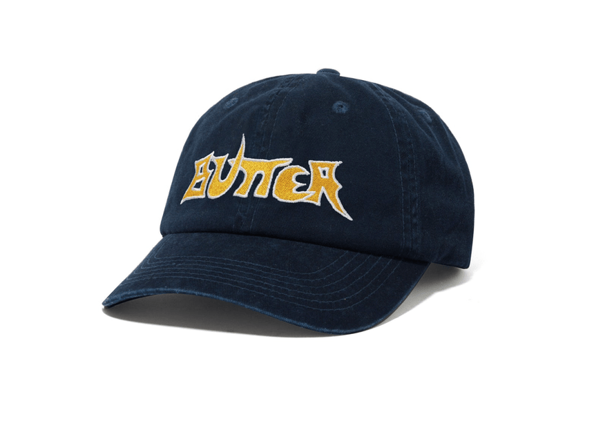 Butter Goods Encounter 6 Panel Cap - Navy - Spin Limit Boardshop