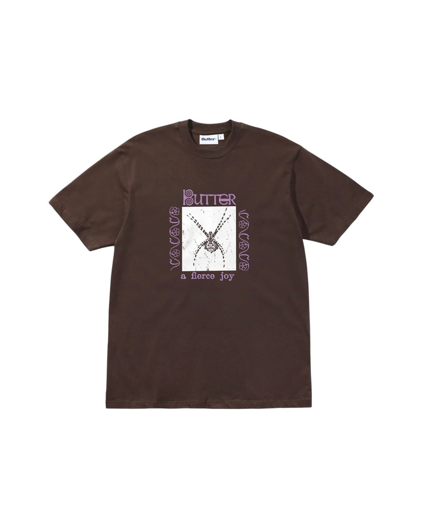 Butter Goods Fierce Joy Tee - Chocolate - Spin Limit Boardshop