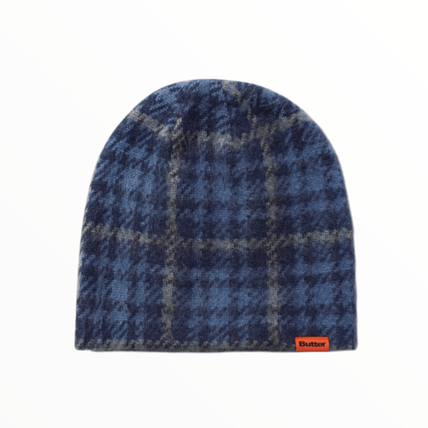 Butter Goods Mohair Skully Beanie - Plaid - Spin Limit Boardshop