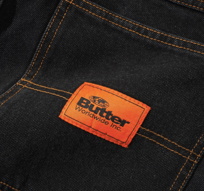 Butter Goods Santosuosso Denim Jeans - Washed Black - Spin Limit Boardshop