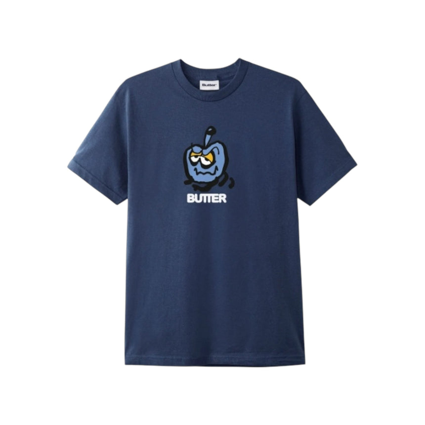 Butter Goods Smug Tee - Navy Grey - Spin Limit Boardshop