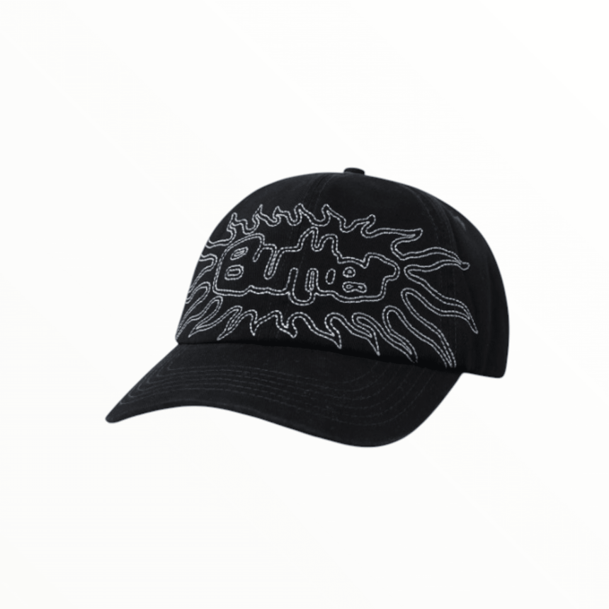 Butter Goods Solar 6 Panel Cap - Black - Spin Limit Boardshop