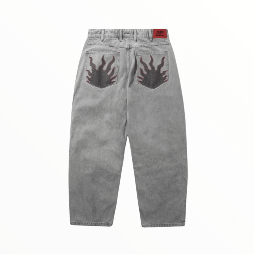 Butter Goods Solar Fade Denim Pants - Grey Wash - Spin Limit Boardshop