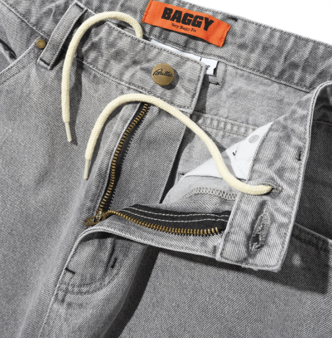Butter Goods Solar Fade Denim Pants - Grey Wash - Spin Limit Boardshop