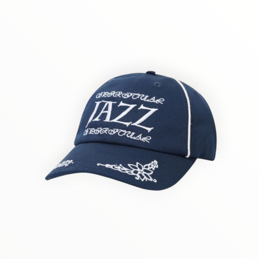 Butter Goods Spiritual Logo 6 Panel Cap - Navy - Spin Limit Boardshop