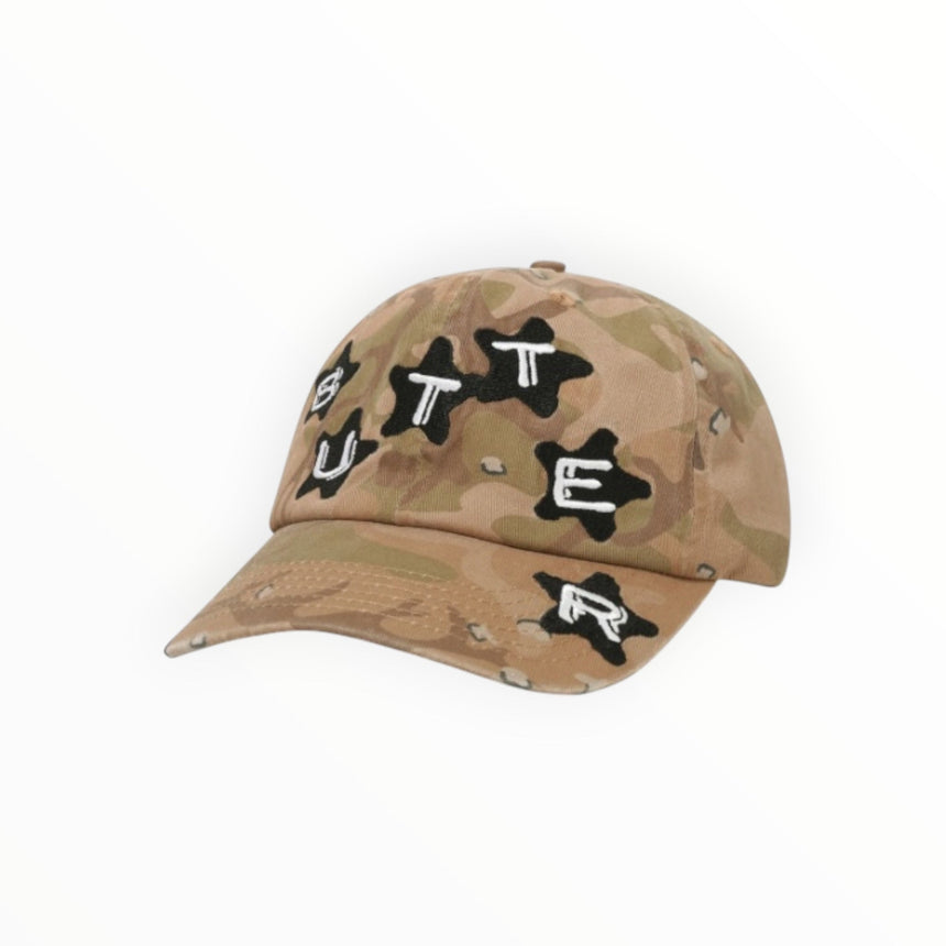 Butter Goods Stars 6 Panel Cap - Desert Camo - Spin Limit Boardshop