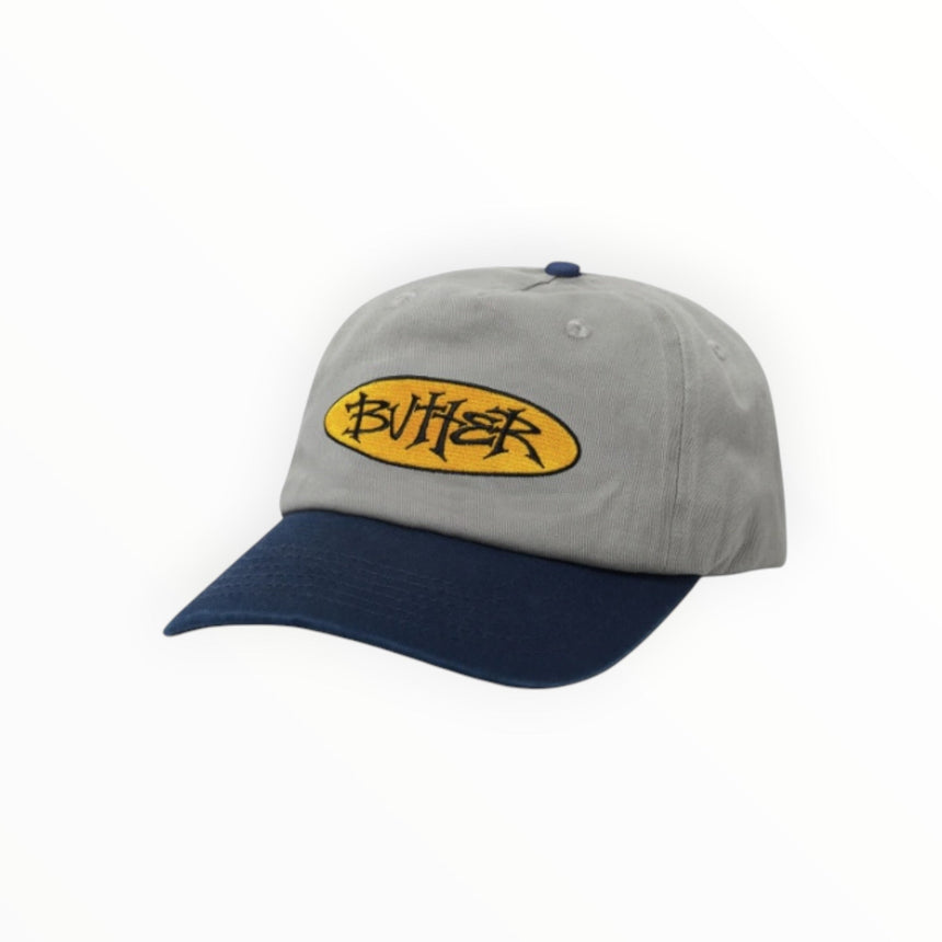 Butter Goods Tide 5 Panel Cap - Washed Grey - Spin Limit Boardshop